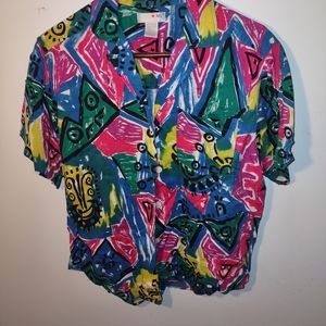 French Navy Woman's Button Up